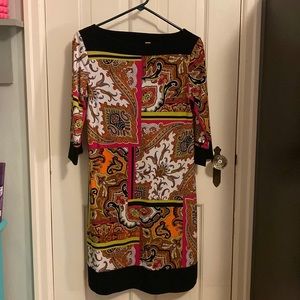 Emma Michele patterned dress, size small.